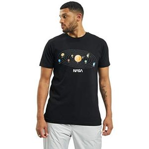 Mister Tee Nasa Space T-shirt voor heren, zwart.