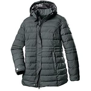 STOY Dons/gewatteerde jas met capuchon met ritssluiting, voor dames, donkerblauw, 48, Donkerblauw