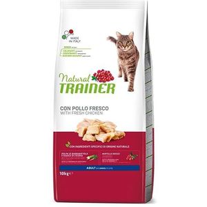 Natural Trainer Kattenvoer voor volwassenen met kip, 10 kg