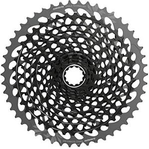 Sram XG-1295 Eagle cassette, voor volwassenen, zwart, Eén maat