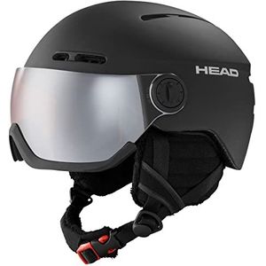 HEAD Men Knight Ski-/snowboardhelm, zwart, maat XS/S