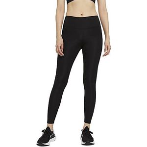 Nike W NK Epic Fast Tght leggings voor dames, Zwart (Reflective Silv)