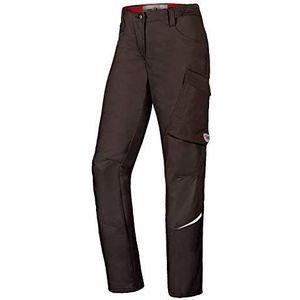 BP 1961-570-0048-34n dames werkbroek slim silhouet 250.00 g/m² stretch stofmix 34n bruin, Bruin