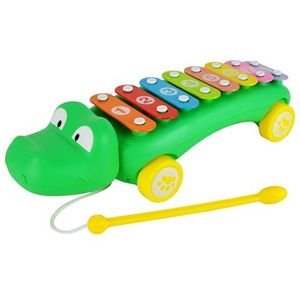 Little Star Xylofoon krokodil om te schieten op een kleurrijke alligator voor interactieve muzikale ontwikkeling