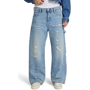 G-STAR RAW Bowey 3D Carpenter Jeans ample pour femme, Bleu (Sun Faded Fogbow Restored D24354-d436-g673), 29W / 30L