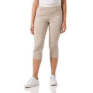 Raphaela by Brax Pamina Capri Super Light Cotton Modsche, smal zomercapri in vijf zakken in capri-stijl voor dames, Zand