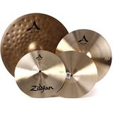 Zildjian A Zildjian Series City Cymbal Box Set – 12 inch New Beat Hi-Hats, 35,6 cm (14 inch) Crash, 35,6 cm (18 inch) Uptown Ride