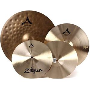 Zildjian A Zildjian Series City Cymbal Box Set – 12 inch New Beat Hi-Hats, 35,6 cm (14 inch) Crash, 35,6 cm (18 inch) Uptown Ride