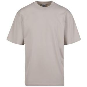 Urban Classics Tall Tee T-shirt surdimensionné pour homme en coton à col rond côtelé Disponible dans de nombreuses variantes de couleurs Tailles S à 6XL, Bleu ciel/blanc, 3XL