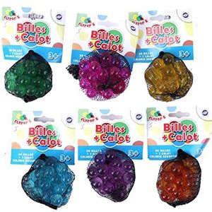 FLYPOP'S - Ballen - Speelspel - 033021A - Willekeurige kleur - Glas - Behendigheidsspel - Kinderspeelgoed - 1,6 cm x 1,6 cm - Vanaf 3 jaar
