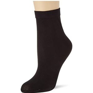 Nur Die Söckchen Cotton Sensation sokken, 60 denier voor dames, zwart 94