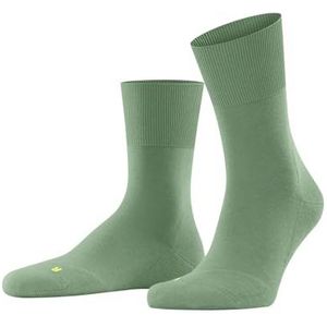 FALKE Uniseks Run-sokken, dunne krullende zolen, effen, ideaal met casual outfits, sportieve sneakers, sneldrogend, ademend, katoen, functioneel garen, 1 paar, Groen (Nettle 7447)