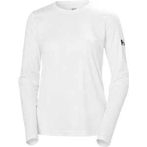 Helly Hansen W HH Tech Crew LS 2.0 Femme Blanc Taille S
