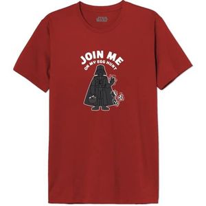 Star Wars Meswclats264 T-shirt voor heren (1 stuk), Rood