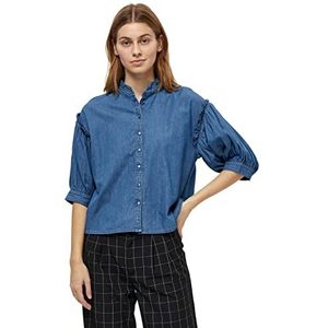 Minus dames laaki hemd, 006 Dark Denim