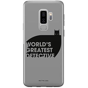 ERT GROUP étui de téléphone mobile pour Samsung S9 PLUS original et officiellement reconnu DC modèle Batman 051 adapté de manière optimale à la forme du téléphone portable, coque est en TPU