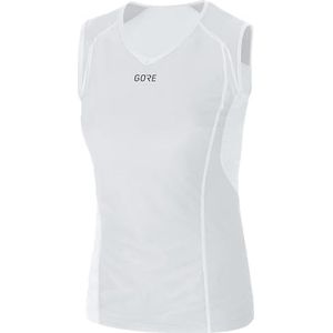 GORE Wear Dames tanktop, winddicht, maat: 42, kleur: lichtgrijs/wit, 100023
