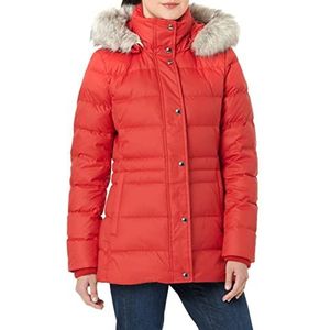 Tommy Hilfiger Donsjack Tyra Down Jkt With Fur, Primair rood