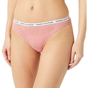 Tommy Hilfiger Bikinibroek voor dames, Flora Pink/Desert Sky/Misty Blush