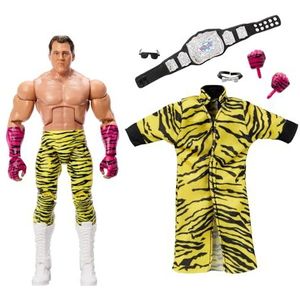 Mattel WWE Elite HTX26 actiefiguur en accessoires, 15,2 cm Brutus rundvlees taart collectie met 25 gewrichtspunten, realistische look en verwisselbare handen