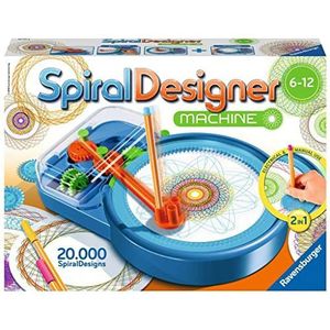 Ravensburger Spiral Designer Spiraal-designer-machine, tekens leren voor kinderen vanaf 6 jaar, creatieve tekenset voor elektronische of handmatige tekens