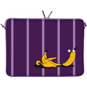 Digittrade LS165-10 Bananas Designer Netbook Sleeve Case voor 10,2 inch (25,9 cm) grote neopreen tas