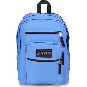 JanSport Big Student, grote rugzak, 56 l, 43 x 33 x 25 cm, 15 inch laptopvak,, Blauwe Neon, Big Student