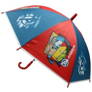 Avengers paraplu voor kinderen, windbestendig, superheld-design, perfecte bescherming tegen regen, rood, eenheidsmaat, Rood