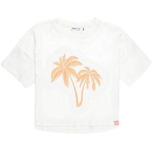 O'NEILL LG Palm T-shirt met korte mouwen voor meisjes, wit (poederwit)