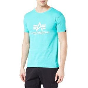 ALPHA INDUSTRIES Camiseta Basic para Hombre T-shirt à manches courtes pour homme, Vert atomique, S