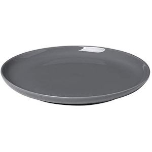 Blomus - Dessertbord van elegant porselein - Kleur: grijs - onbreekbaar en krasbestendig - vaatwasmachinebestendig - Kleur Sharkskin (64000)