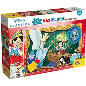 Liscianigiochi Puzzel DF Maxi Floor 24 Disney Classic Other Kinderen, meerkleurig, 86672