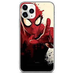 Originele licentiehoes van Marvel Spider-Man voor iPhone 11 Pro Max, TPU-kunststof hoes, beschermt tegen stoten en krassen
