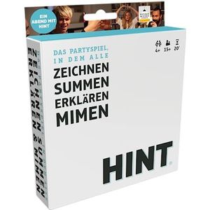 Bezzerwizzer Studio HINT Pocket Partyspel, kaartspel, 4+ spelers, vanaf 15 jaar, 20 minuten, Duits