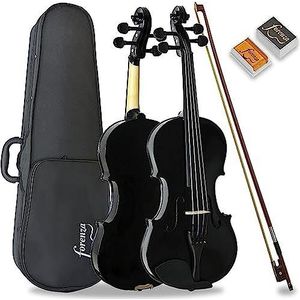 Forenza F1151CBK Uno serie viool met tas 3/4, zwart