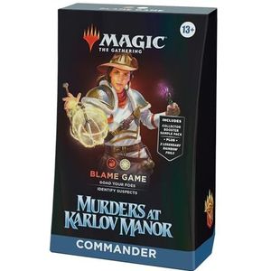 Deck Commander Magic: The Gathering Murders in Karlov Manor - Daders Jacht (100 kaartdeck, verzamelbooster met 2 kaarten + accessoires) (Engelse versie)