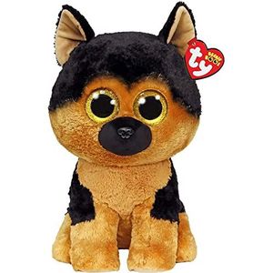 Ty - Beanie Boo's - pluche dier Spirit de hond, 41 cm, bruin en zwart, TY36766