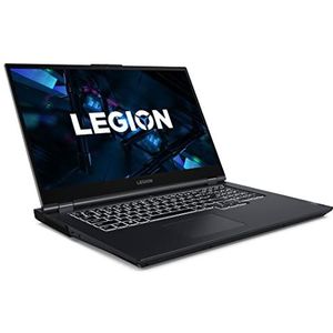 Lenovo Legion 5 Gen 6 Laptop 17,3 inch FullHD 144Hz (Intel Core i7-11800H, 16GB RAM, 1TB SSD, Nvidia GeForce RTX 3060-6 GB, zonder besturingssysteem) blauw/zwart Spaans QWERTY-toetsenbord