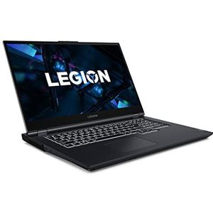 Lenovo Legion 5 Gen 6 laptop 17,3 inch FullHD 144 Hz (Intel Core i7-11800H, 16 GB RAM, 1 TB SSD, Nvidia GeForce RTX 3060-6 GB, zonder besturingssysteem) blauw/zwart Spaans QWERTY-toetsenbord