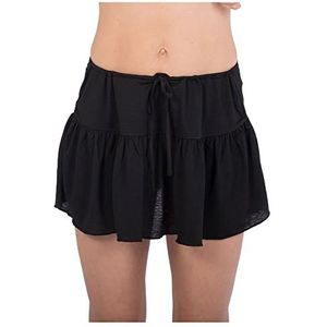 Hurley Effen minirok voor dames, zwart.