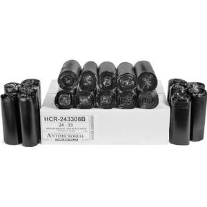 Aluf Plastics 40-50 liter vuilniszakken (1000 stuks) – 61 x 94 m – hoge dichtheid komt overeen met 8 micron voor badkamer, kantoor, industrie, commercieel, huishouden, recycling