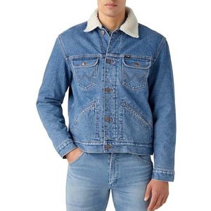 Wrangler 124MJ SHERPA Denim jas voor heren, WRANCH