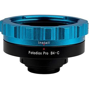 Fotodiox Pro Lens Mount Adapter compatibel met B4 (2/3 inch) ENG Cine Lenses to C-Mount camera's
