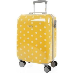 SKPAT - Handbagagekoffer 55x35x25 - Cabin Bagage, Carry On Suitcase, Cabin Suitcase. Combinatie Hangslot 131450, Geel, M