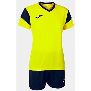 Joma Set Phoenix dames, neongeel, marineblauw, XL