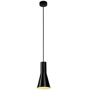 SLV 133330 hanglamp Phelia woonkamer, binnenverlichting, hanglamp voor eetkamer, LED, plafondlamp/E27, 23 W, zwart, aluminium