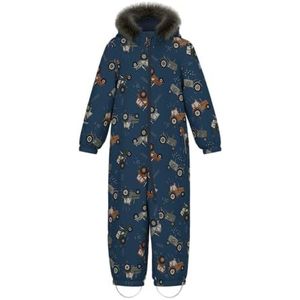 NAME IT Nmmsnow10 Suit Aop Fo Noos Sneeuwpak voor jongens, Donkere jeans blauw