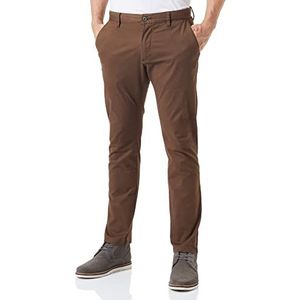 s.Oliver Chino Slim Fit, Broek, Bruin, 31 W x 30 L Heren, Bruin, 31 W / 30 L, Bruin