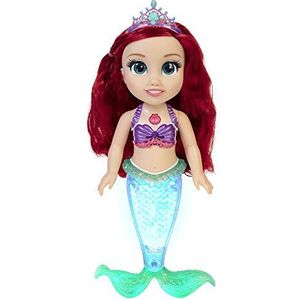 Disney 212134 DP Arielle Sing & Glitter 2.0 voor badkuip, zwembad, peuterbad en kinderkamer, meerkleurig, 35 cm