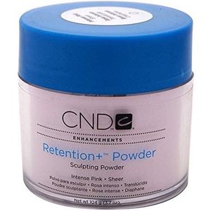 CND Enhancements Retention Plus Intense Rose Powder, transparant, 104 g